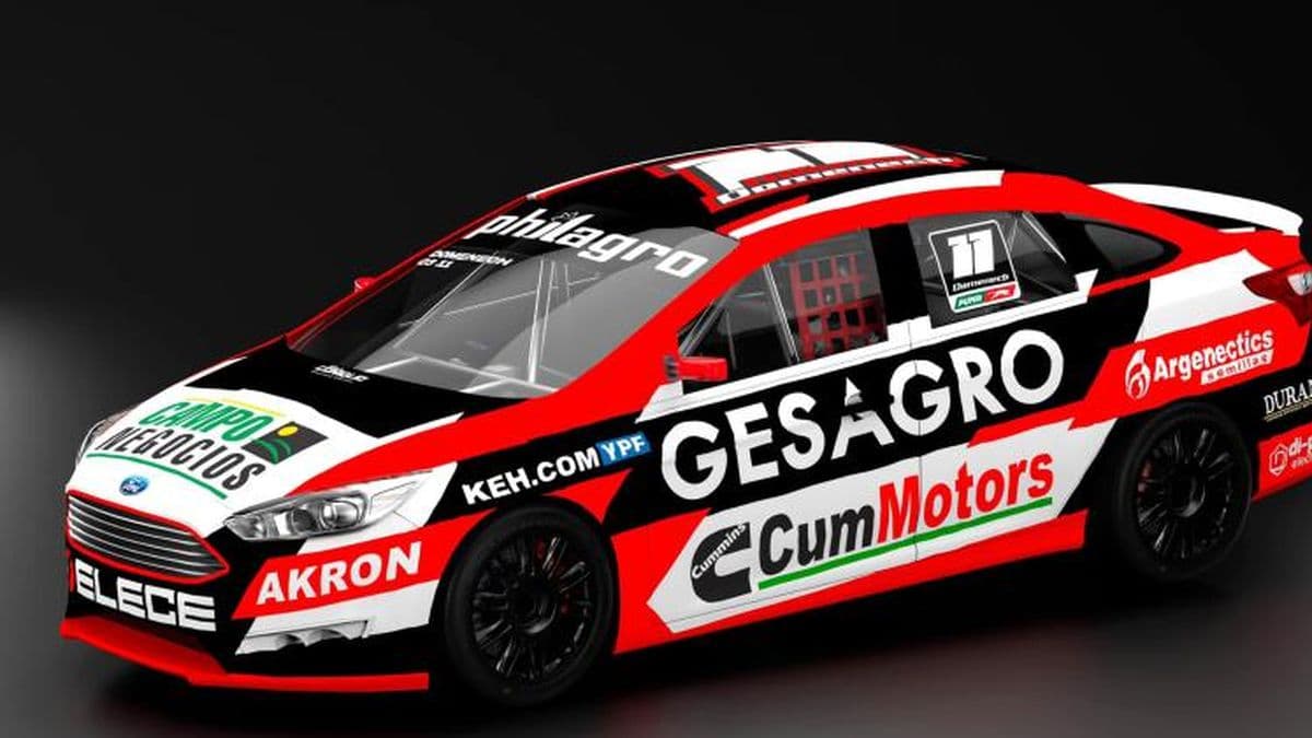 Alfonso Domenech presentó el diseño del Ford Focus que manejará este año en el TN