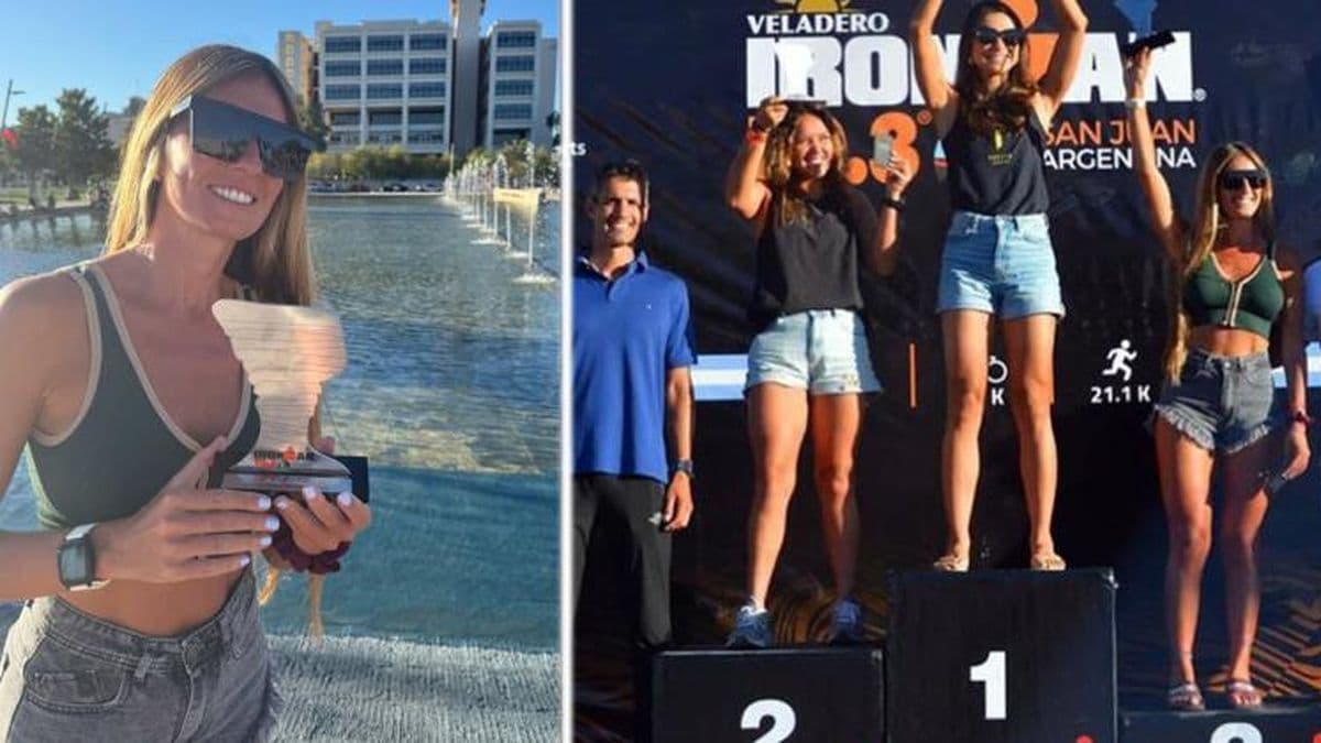 Brenda Bernard se subió al podio en el Medio Ironman de San Juan