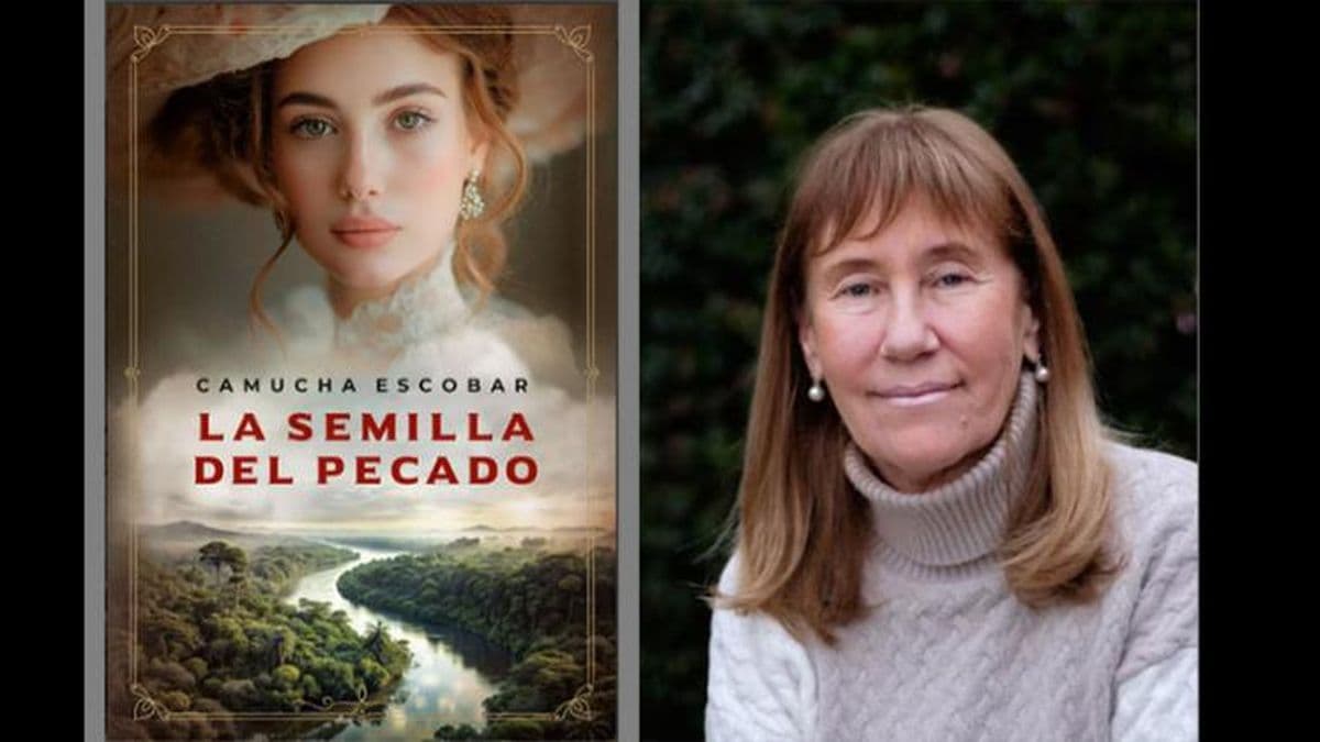 Camucha Escobar acaba de editar su nueva novela: "La semilla del pecado"