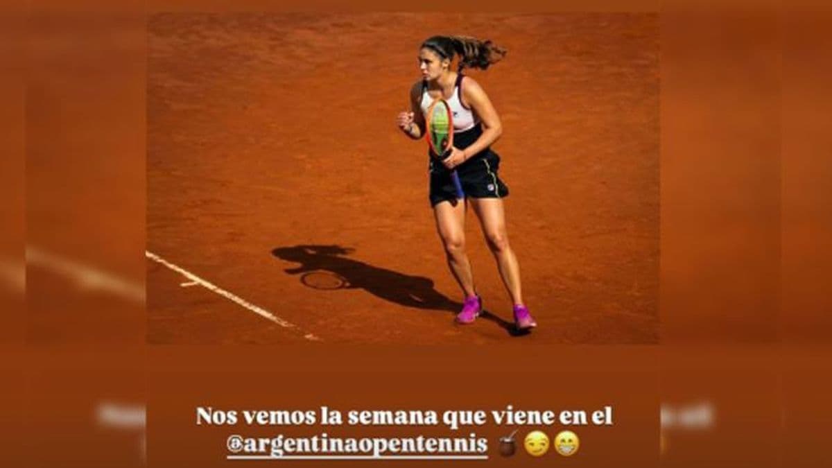 Julia Riera regresará al circuito la semana próxima en el Argentina Open WTA 125