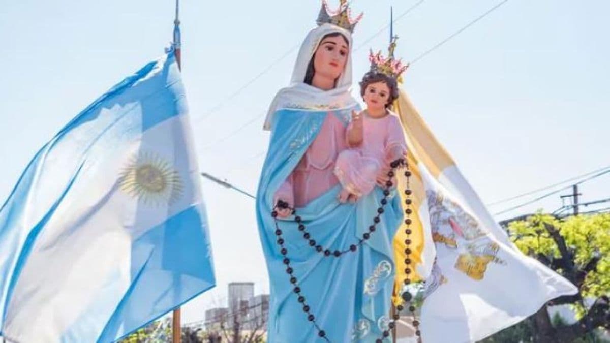 Comienza este lunes la novena a la Virgen del Rosario de San Nicolás