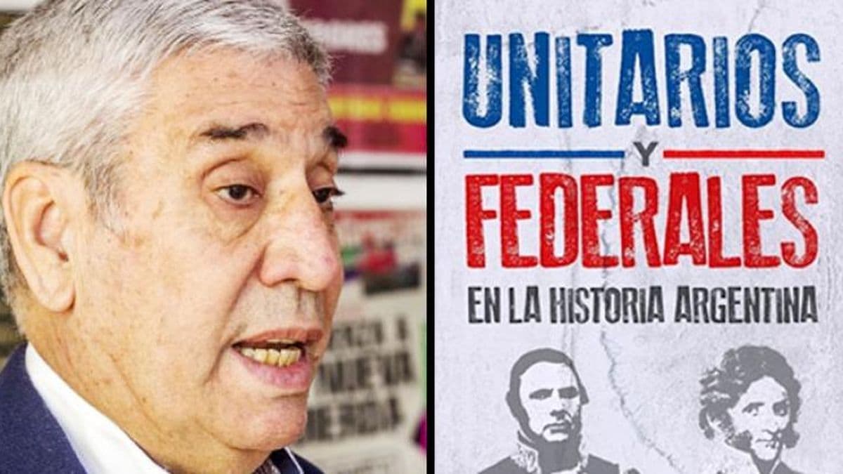 Ramón Torres Molina presenta este jueves su libro "Unitarios y Federales en la historia argentina"
