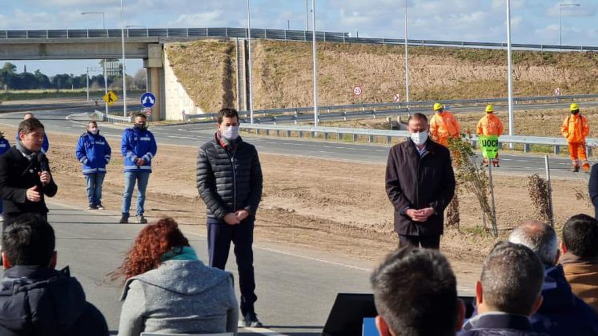 Kicillof, De Pedro y Katopodis dejaron inaugurada la circunvalación