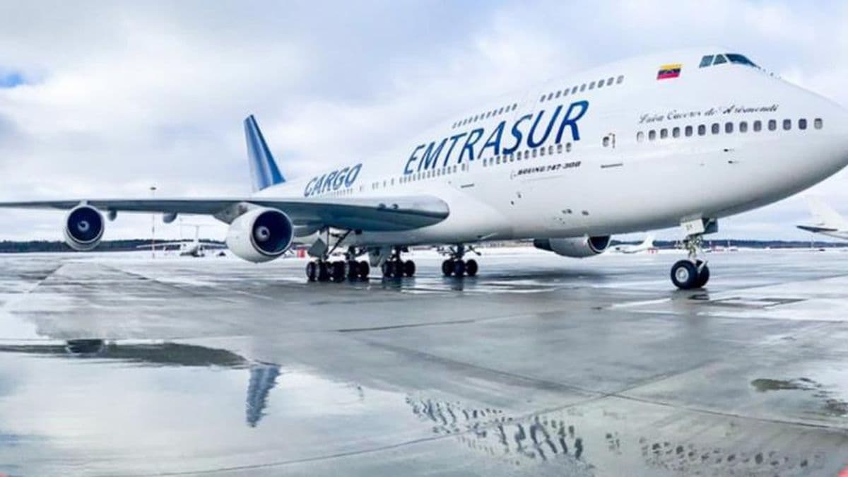 Estados Unidos le pidió a la Argentina incautar el avión venezolano-iraní