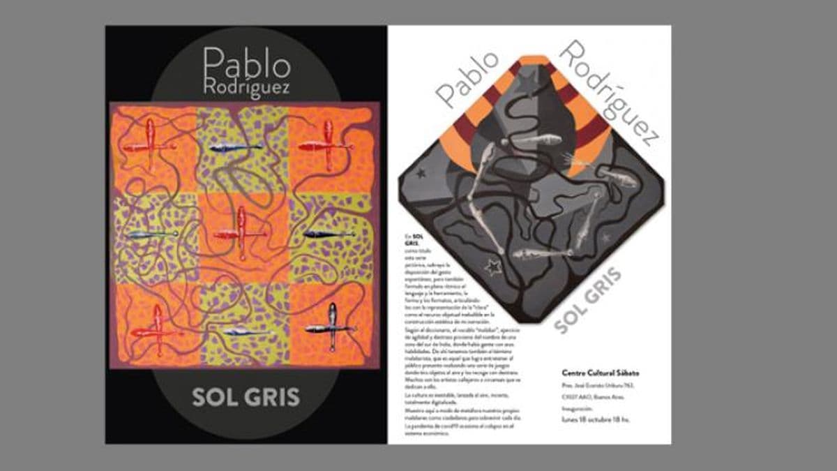 Pablo Rodríguez expondrá desde el 18 en el Centro Cultural Sábato