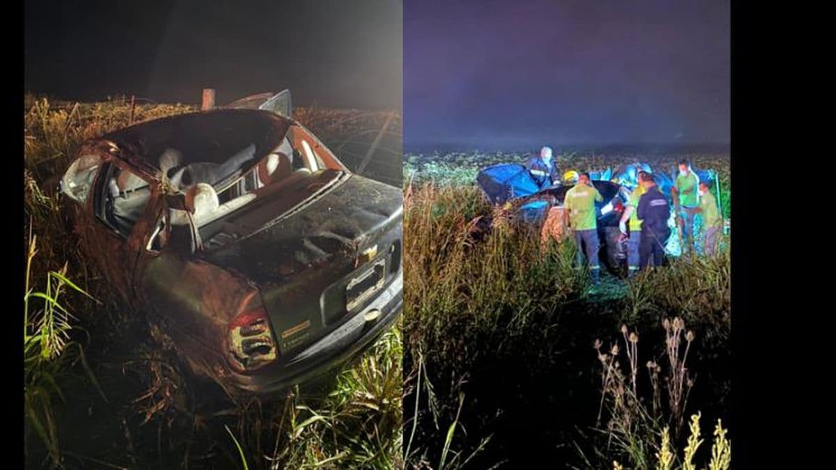Despistó con su auto y volcó en la peligrosa curva de Pinzón
