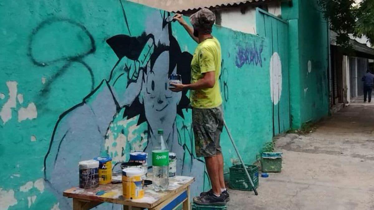 Dragon Ball manía en Pergamino: Goku quedará plasmado en un mural