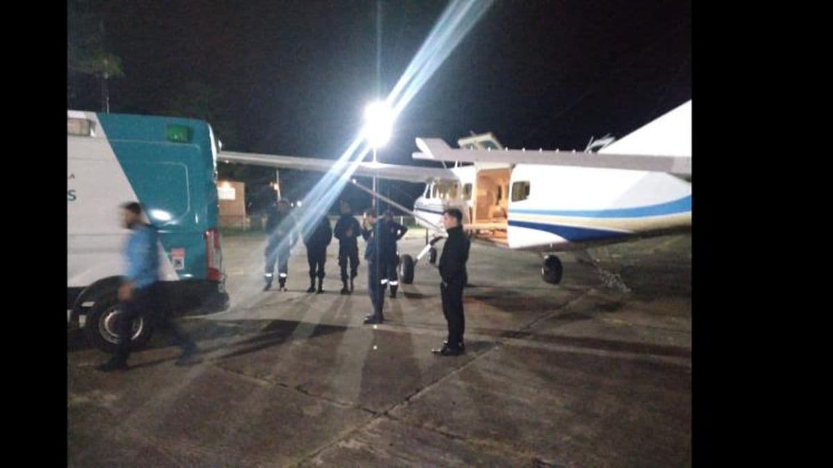 Desde Pehuajó: vuelo sanitario trajo un bebé prematuro al Hospital "San José"