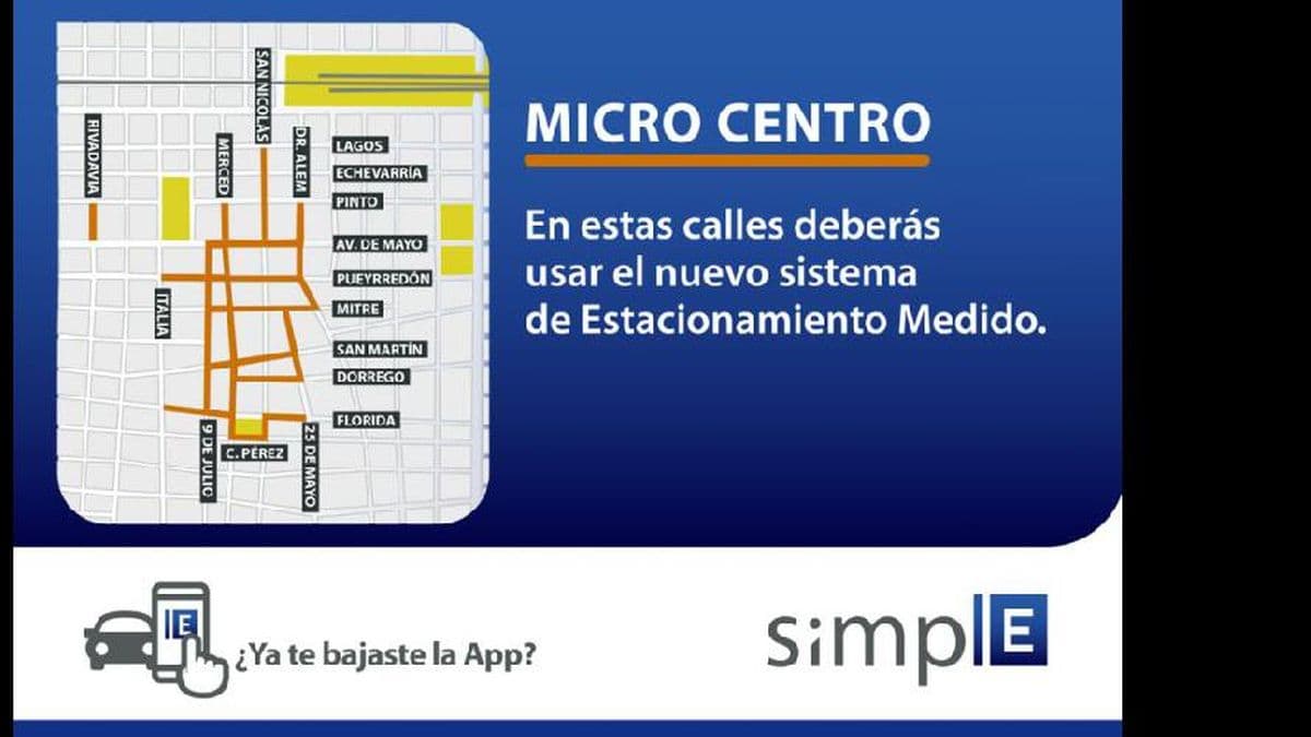 Estacionamiento medido: comenzará a funcionar “Simple” en modo prueba