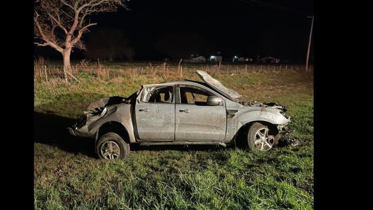 Se despistó una camioneta y sus dos ocupantes terminaron en el Hospital