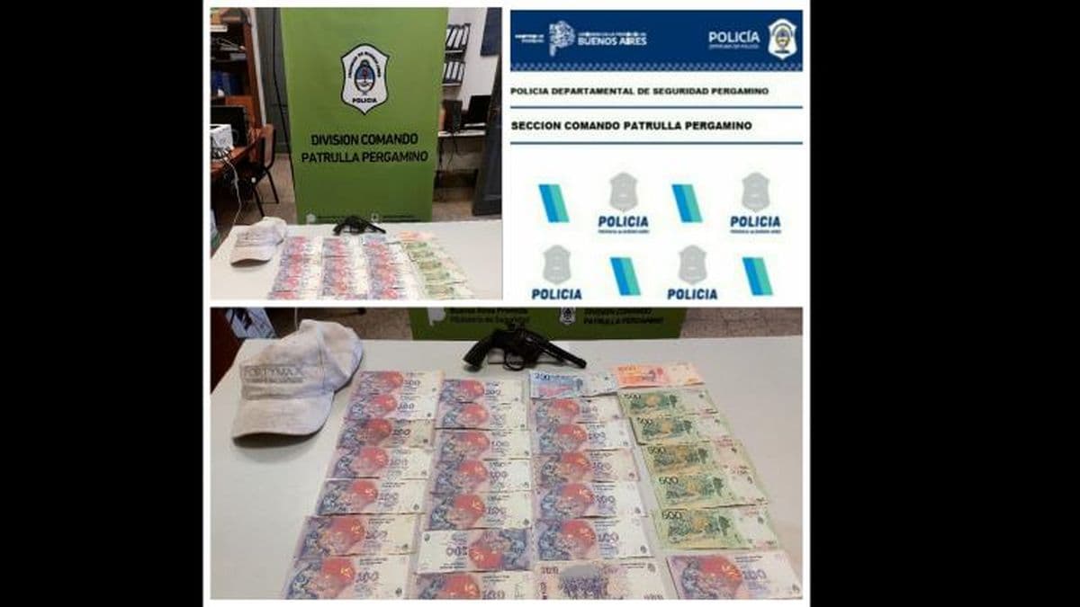 Bajo amenazas robó una agencia de lotería y más tarde fue detenido