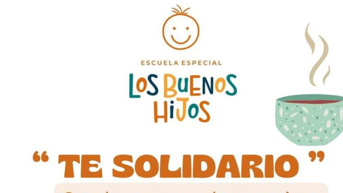 Este domingo se efectuará un Te Solidario a beneficio de la escuela "Los buenos hijos"