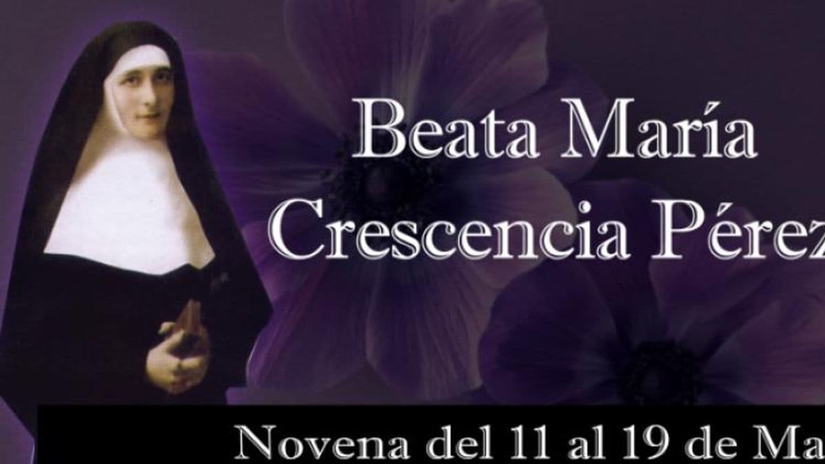 Este jueves empieza la novena a María Crescencia