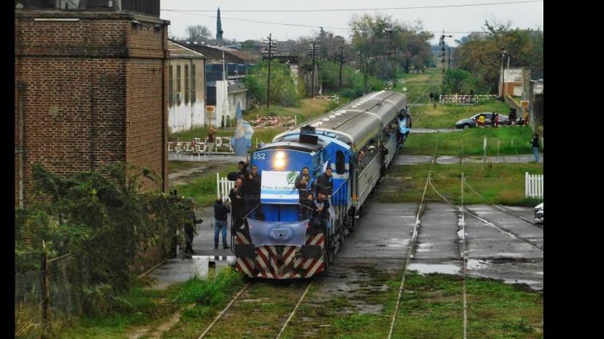 El tren solidario llegó a Pergamino