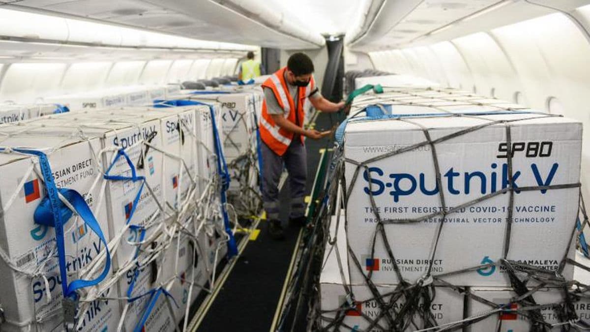 Llegan 800.000 dosis de la Sputnik V