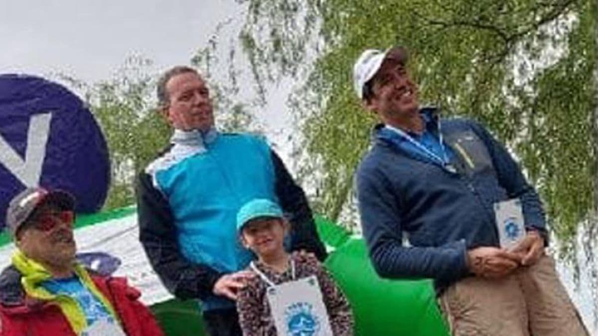 Patricio D'Ottavio tercero en la general en los 8K de la Travesía en el Río Paraná