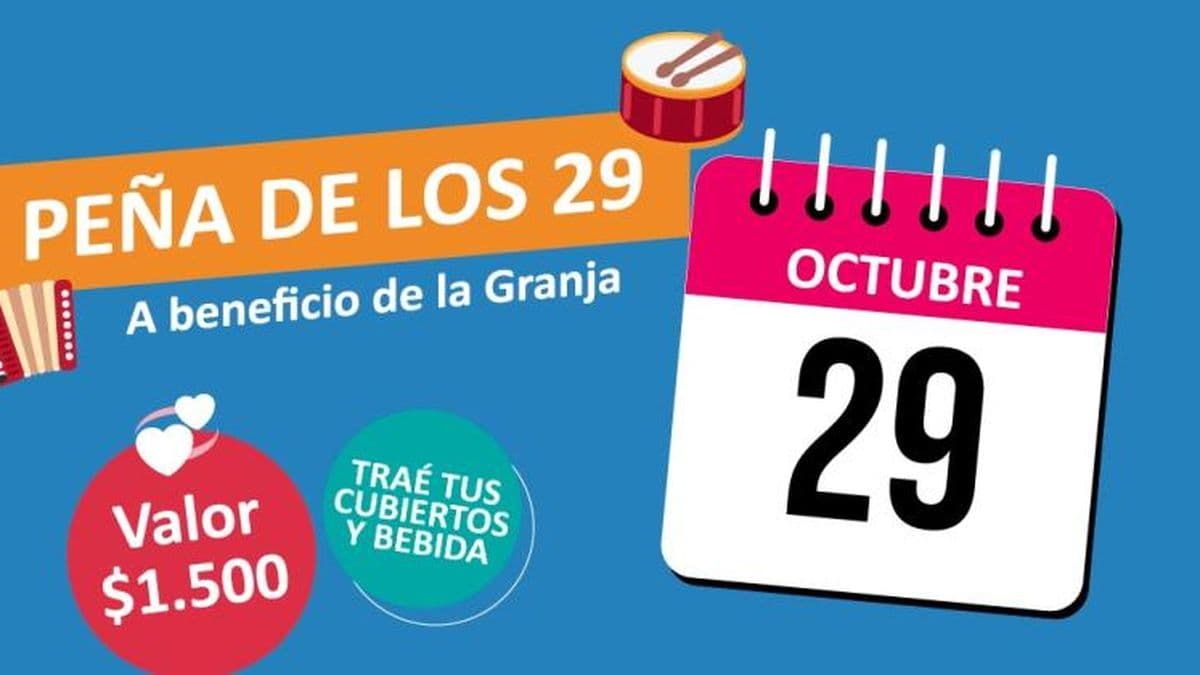 Este domingo será "La Peña del 29" de la Granja San Camilo