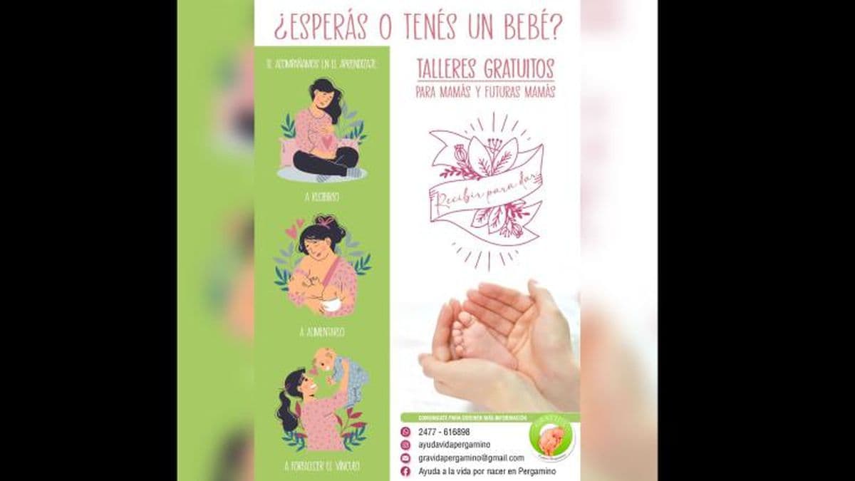 Grávida dio inicio al taller de gestación y crianza