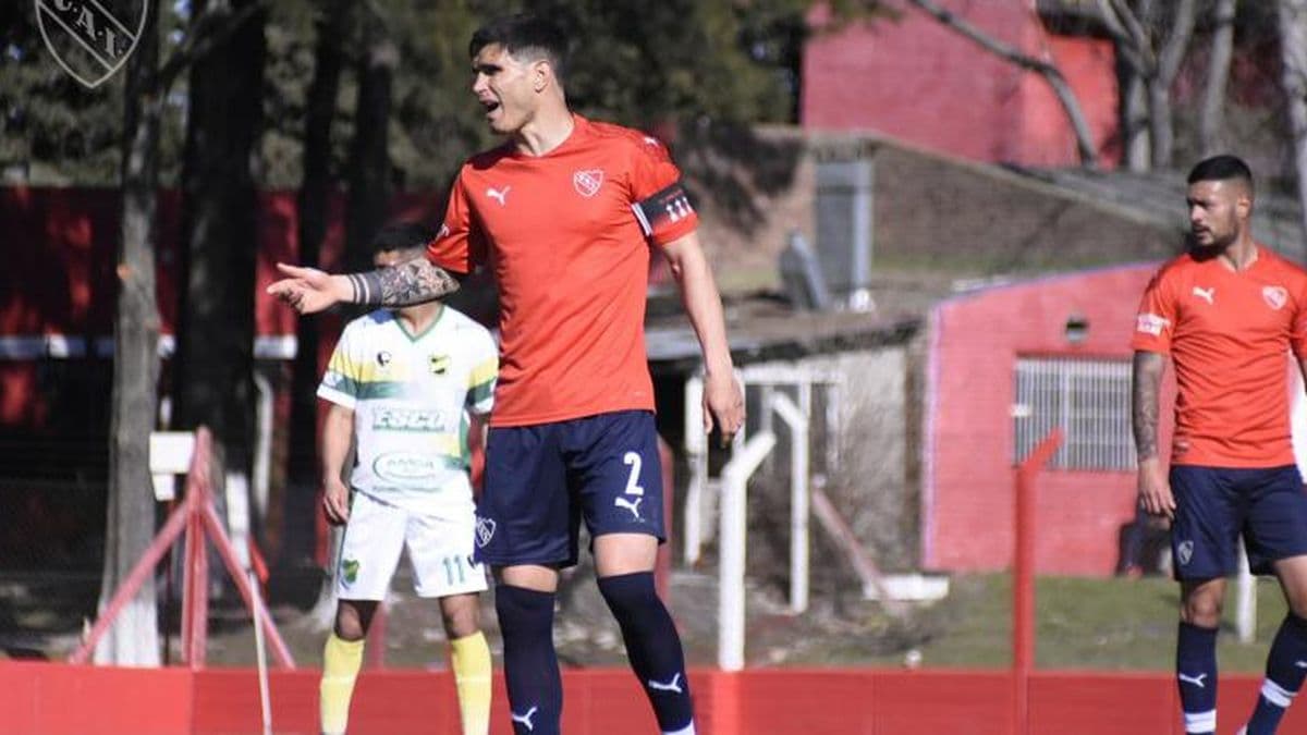 Volvió Ezequiel Muñoz: fue titular en la Reserva de Independiente y convirtió un gol