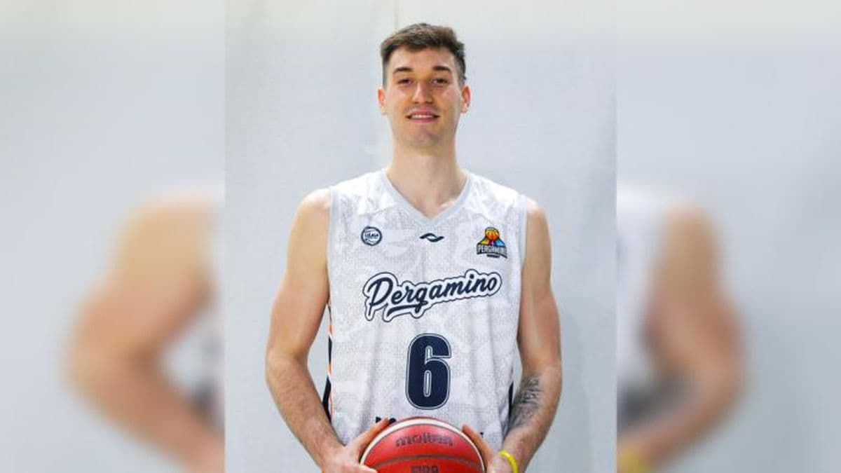 Federico Gobetti renovó su contrato y continuará en Pergamino Básquet