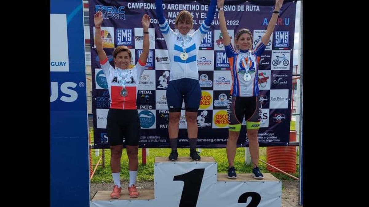 Graciela Torres y Marisa Gómez terceras en el Argentino de Ruta Máster de ciclismo