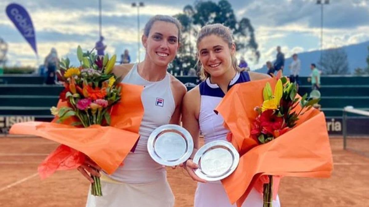 Julia Riera campeona de dobles en el torneo W25 de Sopó