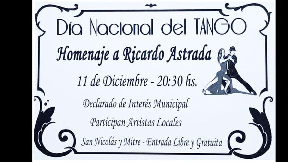Este miércoles Pergamino celebra el Día Nacional del Tango en la Peatonal