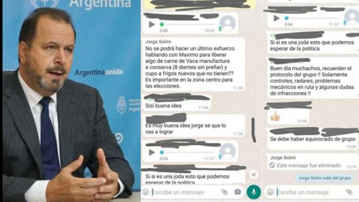 Seguirá el cepo a la exportación de carne: lo confirmó por error Jorge Solmi