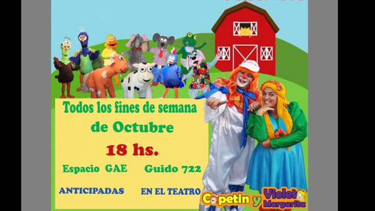 "Jugando en la granja", los fines de semana de octubre