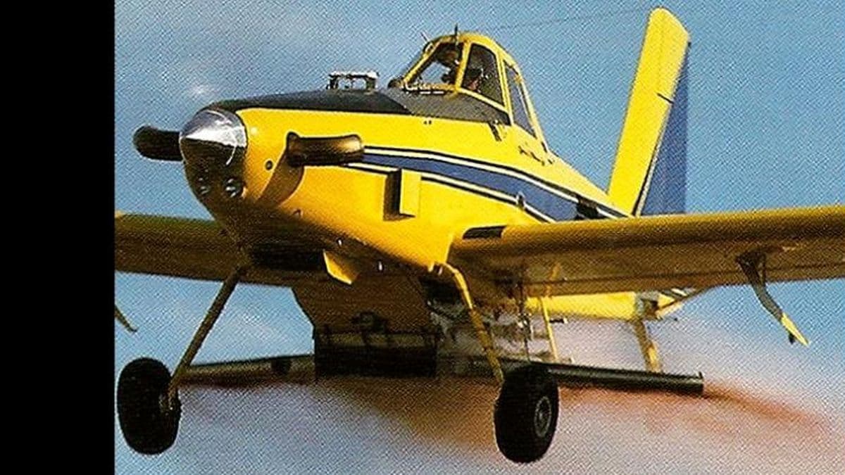 El avión en el campo, herramienta rápida y eficaz