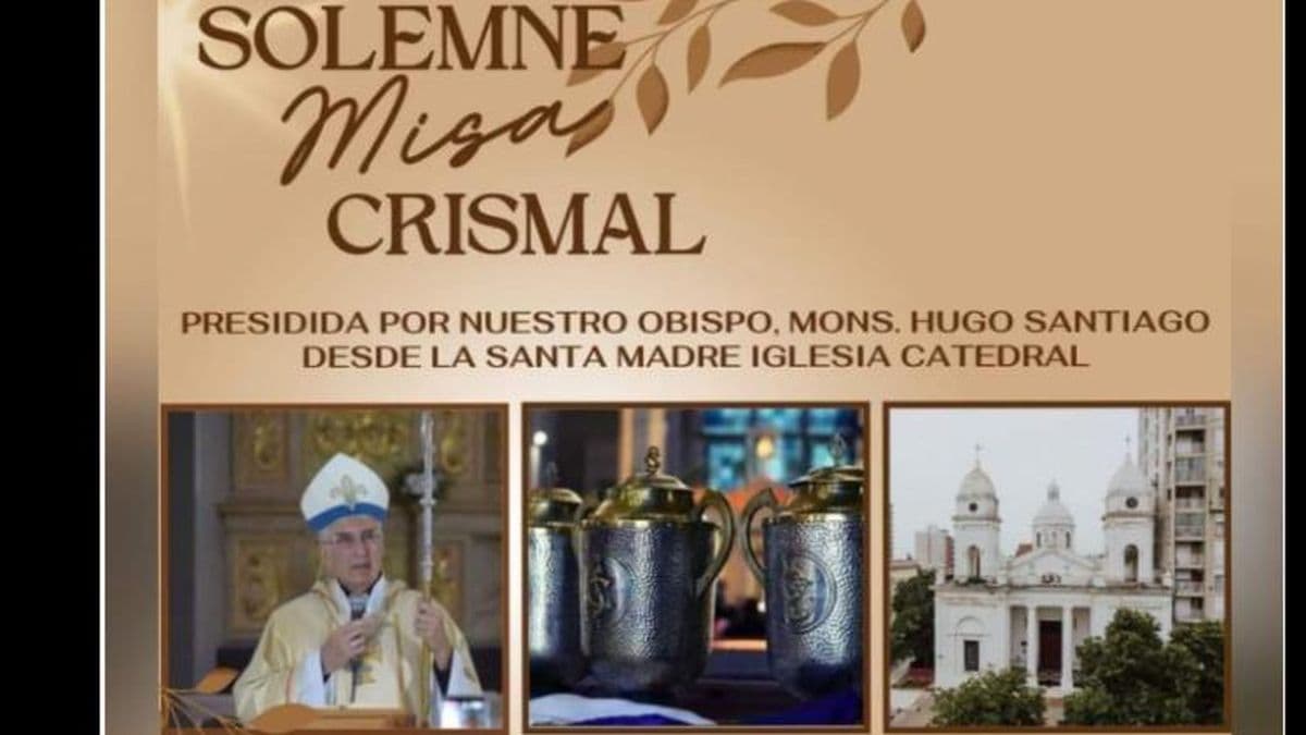 Sacerdotes pergaminenses participarán de la Misa Crismal en San Nicolás
