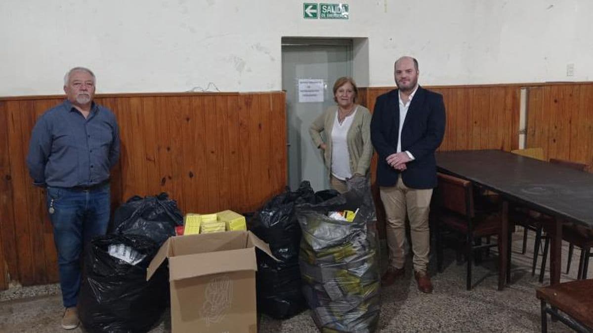 Importante donación de Rotary Club Pergamino a la Red Solidaria