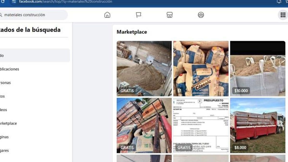 Estafaron a mujer con publicación de venta de materiales en Facebook