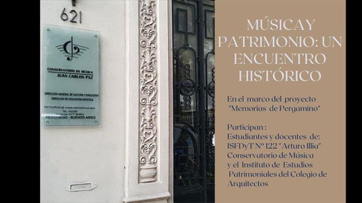 "Música y patrimonio: Un encuentro histórico", este lunes en el Conservatorio de Música
