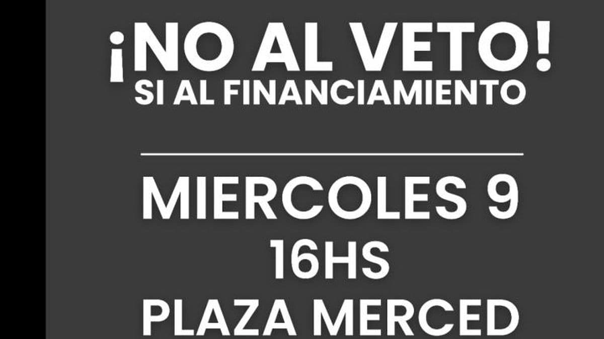 "No al veto", nueva movilización en Pergamino en defensa de la educación pública