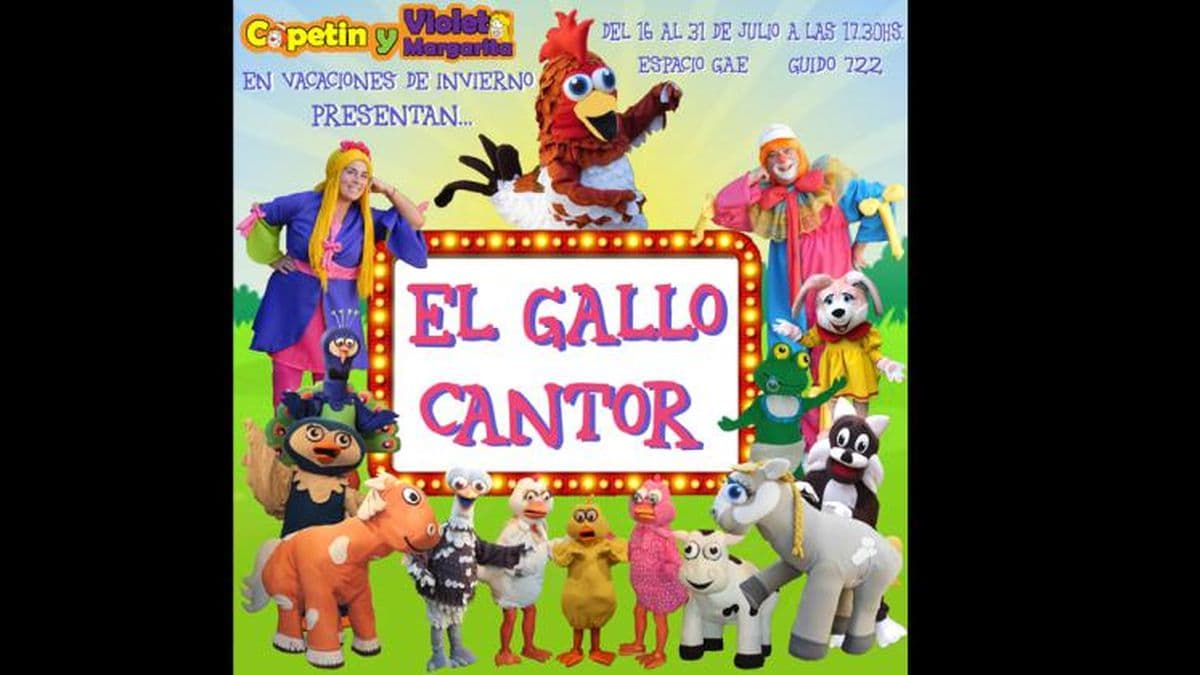 "El Gallo Cantor", la nueva propuesta de Copetín y Violeta Margarita para las vacaciones