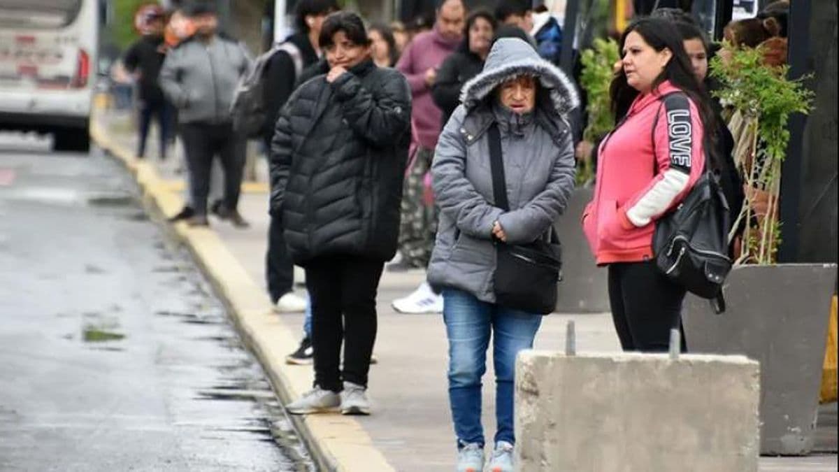 Se vino el frío en Pergamino y pronostican inestabilidad hasta la próxima semana
