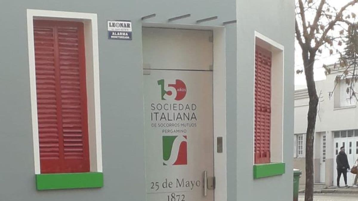 La Sociedad Italiana Fuerzas Mutuas de Pergamino celebra sus 150 años