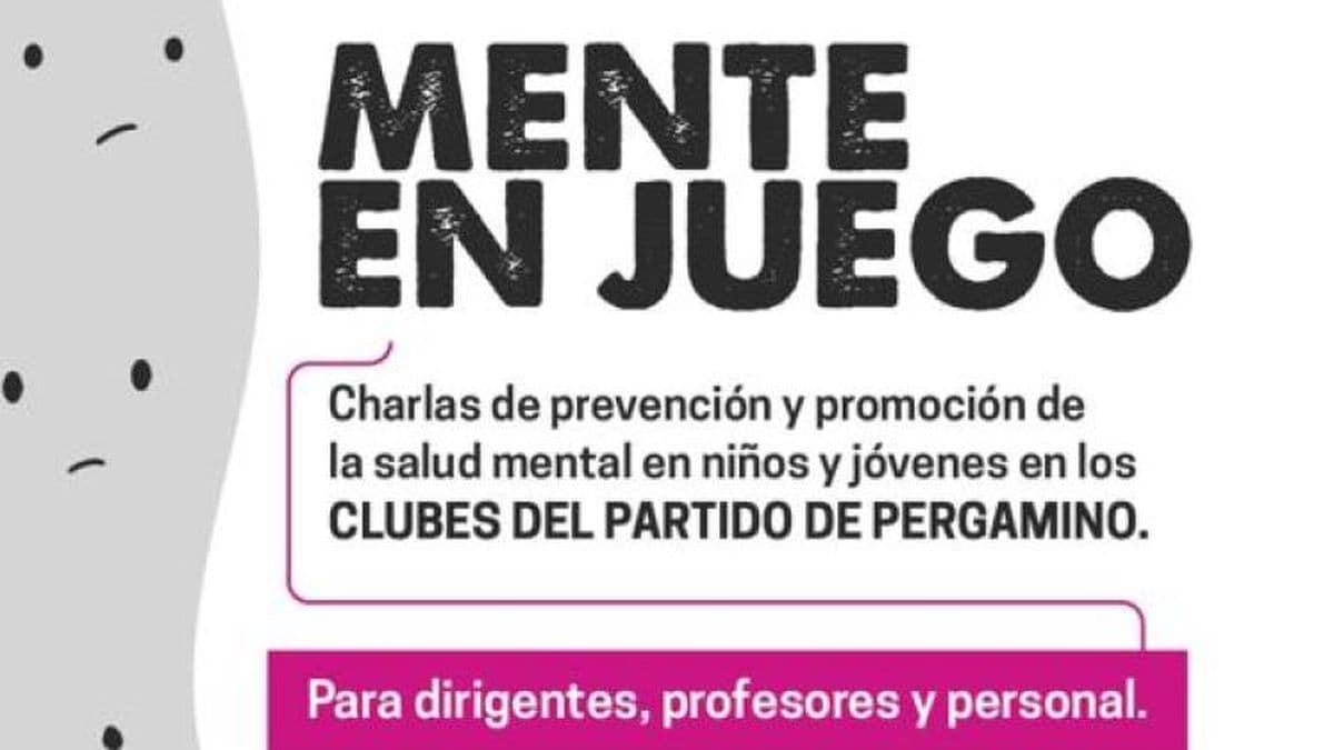 Mente en juego: Un Programa que recorrerá los clubes para hablar sobre salud mental