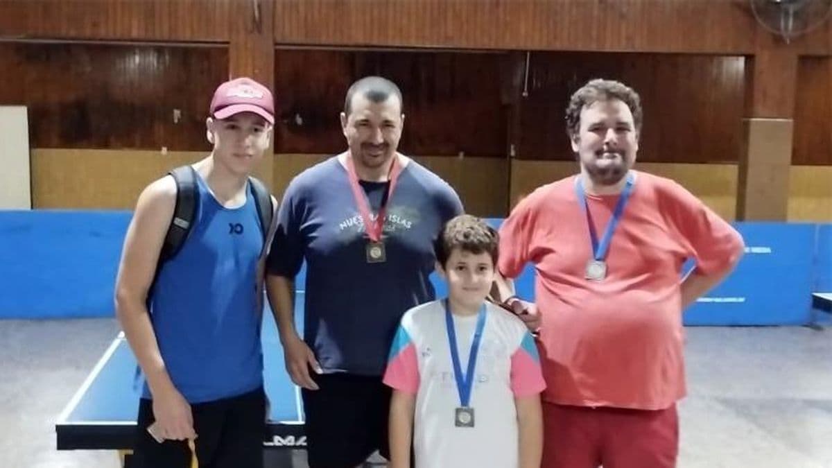 Tenis de mesa: pergaminenses con buenas actuaciones en San Nicolás