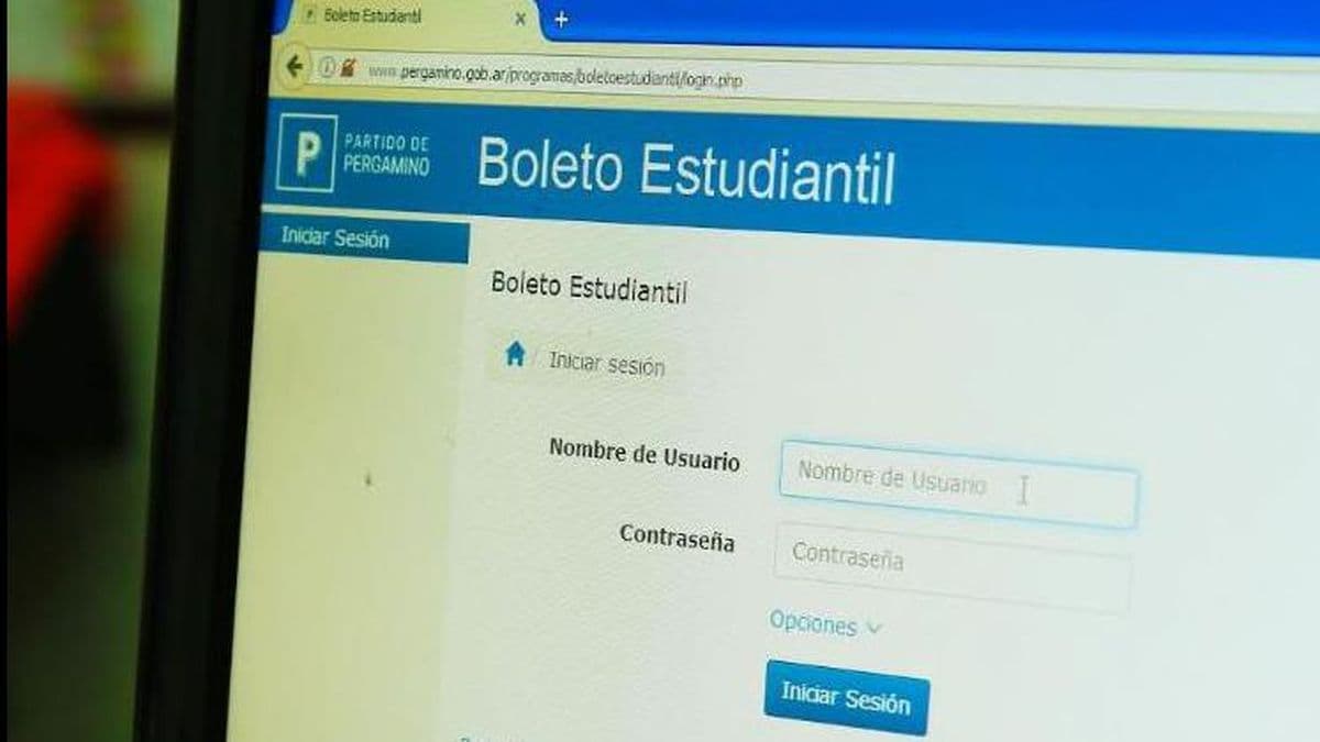 Instan a gestionar el boleto estudiantil gratuito a través de Sube