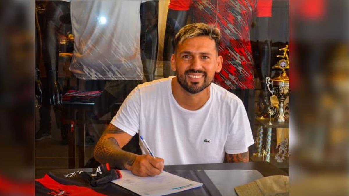 Douglas sigue incorporando: Marcos Figueroa firmó y se sumó a los entrenamientos