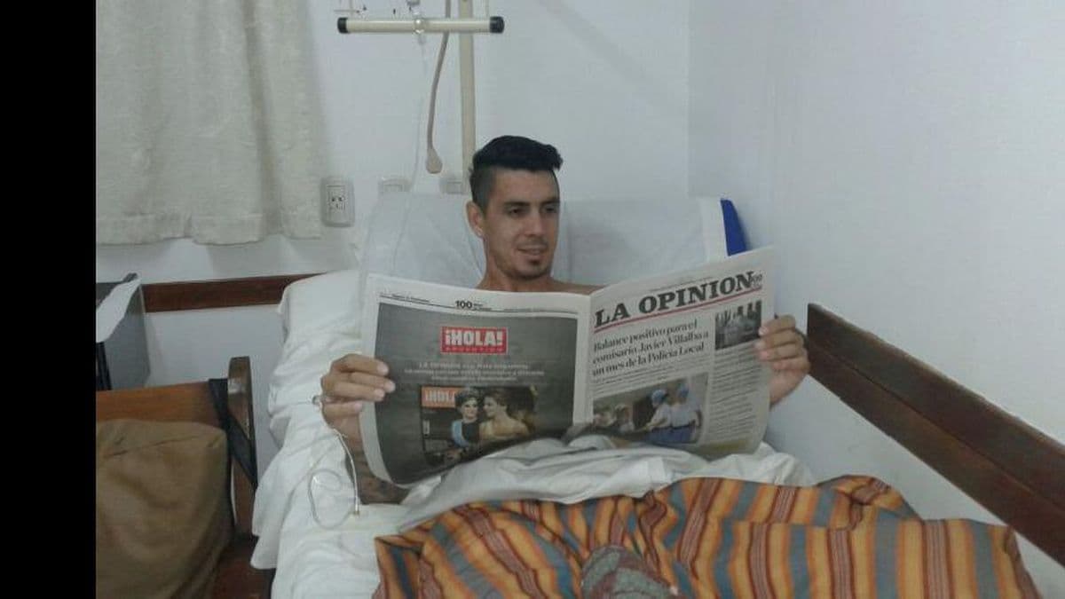 Operaron con éxito a Perafán: en un video el arquero agradece el apoyo