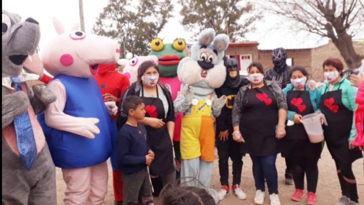 Unos 150 chicos celebraron el Día de las Infancias en el comedor "Dos Corazones"