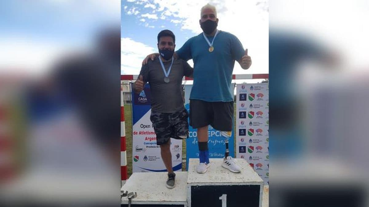 Pablo Giménez, doble medalla de oro en el "Open Paralímpico"