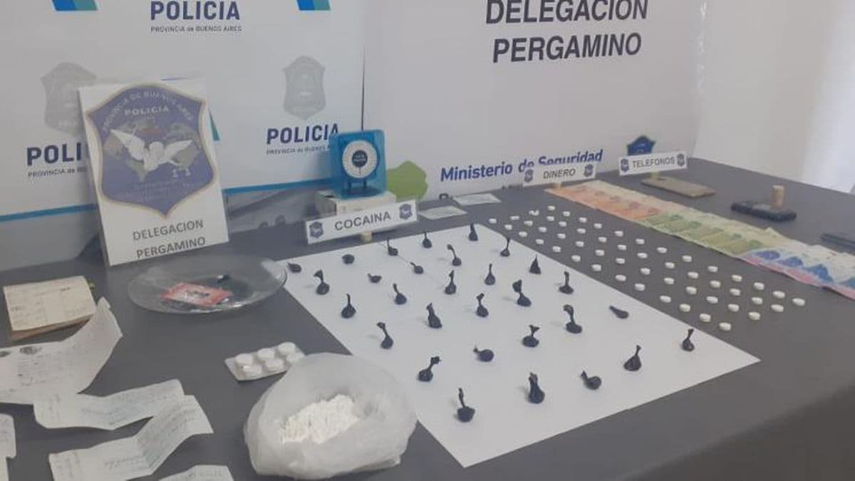Detuvieron a un sujeto por comercialización de cocaína en Villa San José