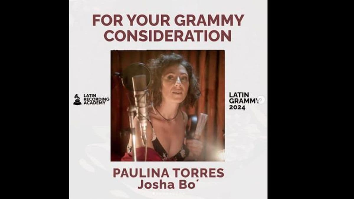 Paulina Torres es candidata a los Grammys con su álbum "Josha Bo'"