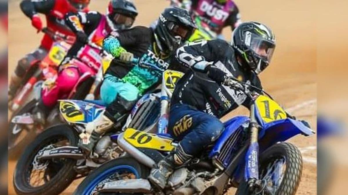 Santiago Arangio llegó al Repechaje en la cuarta fecha del Mundial de Flat Track