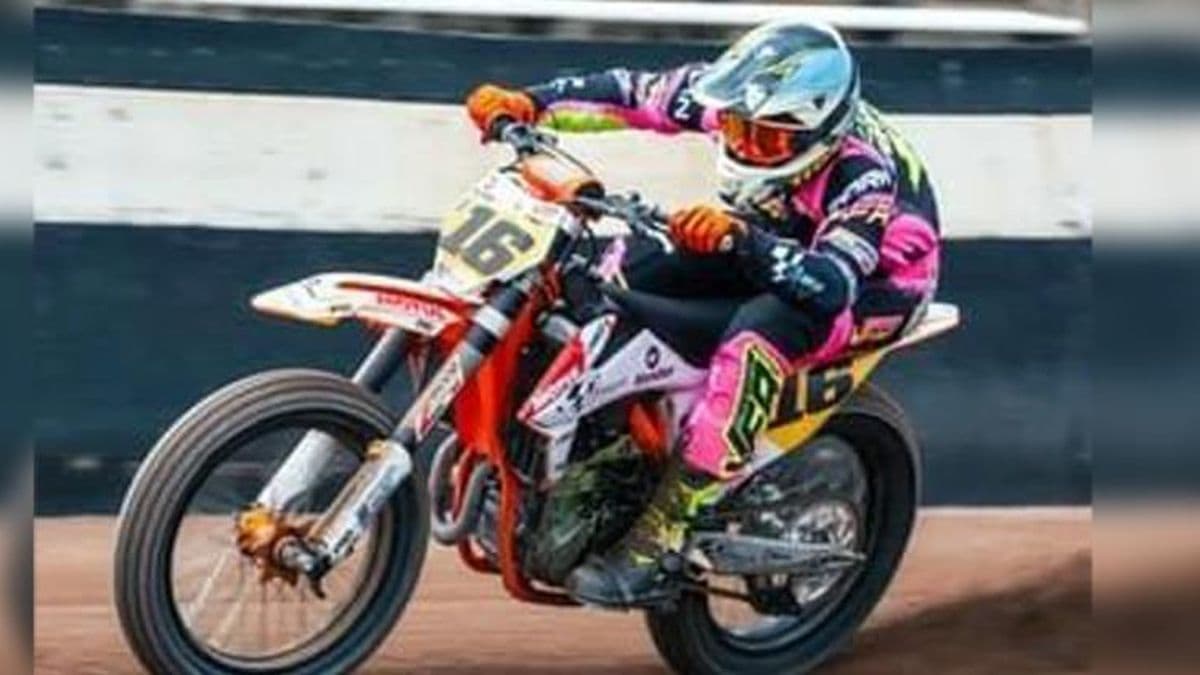 Santiago Arangio corrió la segunda fecha del Mundial de Flat Track en Alemania
