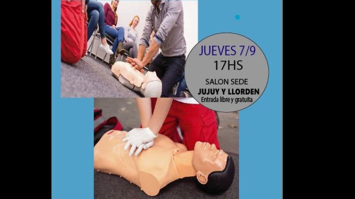 Este jueves habrá un taller de RCP en Rotary Club Cruce